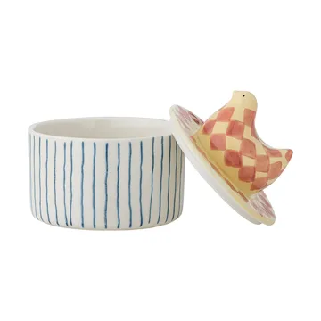 Biona tigela com tampa Ø11 cm - Rosa - Bloomingville