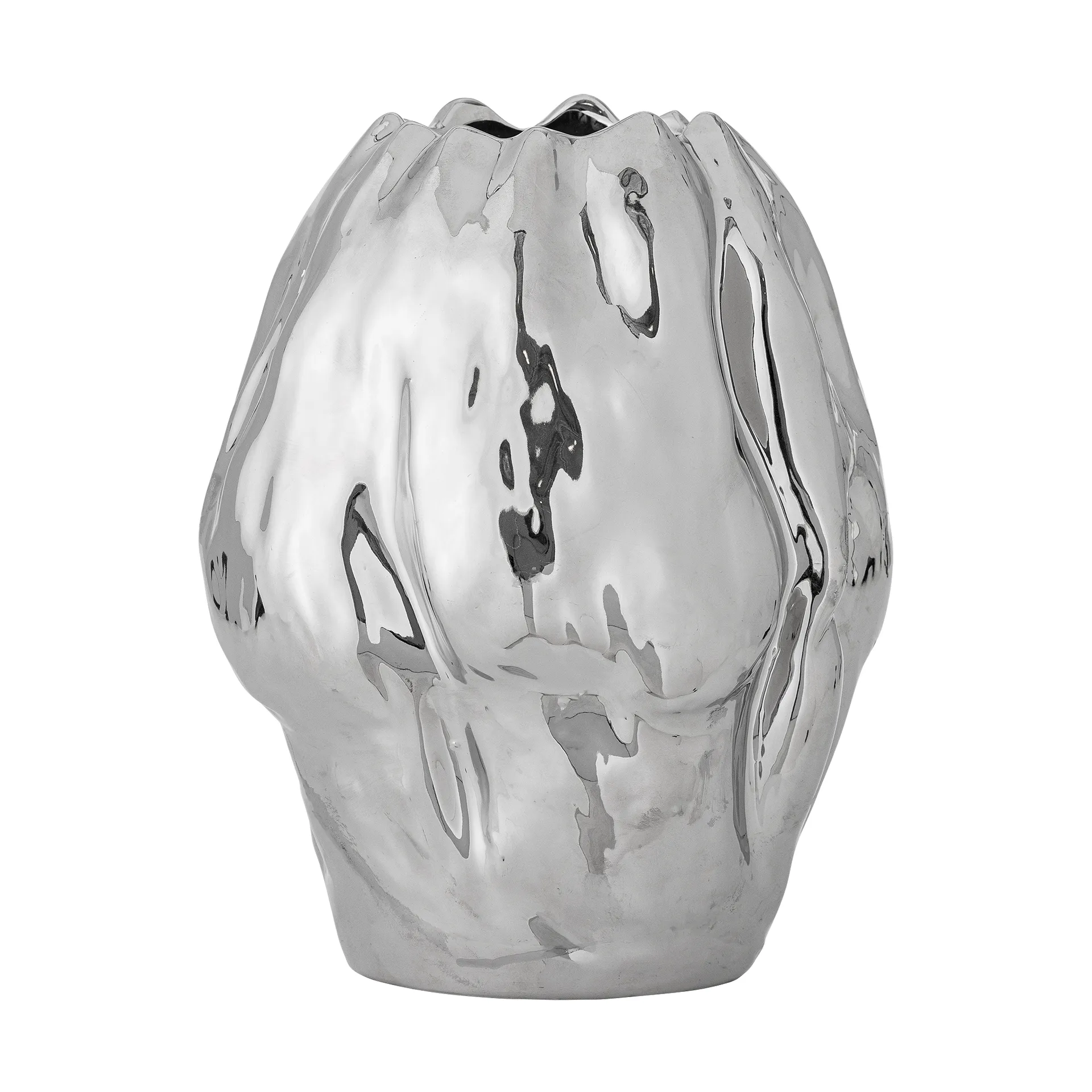 Bobby vaso 23,5x29 cm, Prateado Bloomingville