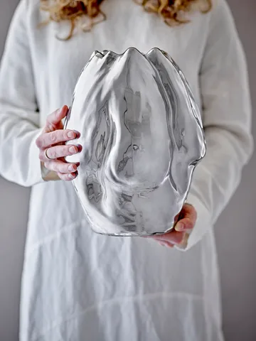 Bobby vaso 23,5x29 cm - Prateado - Bloomingville