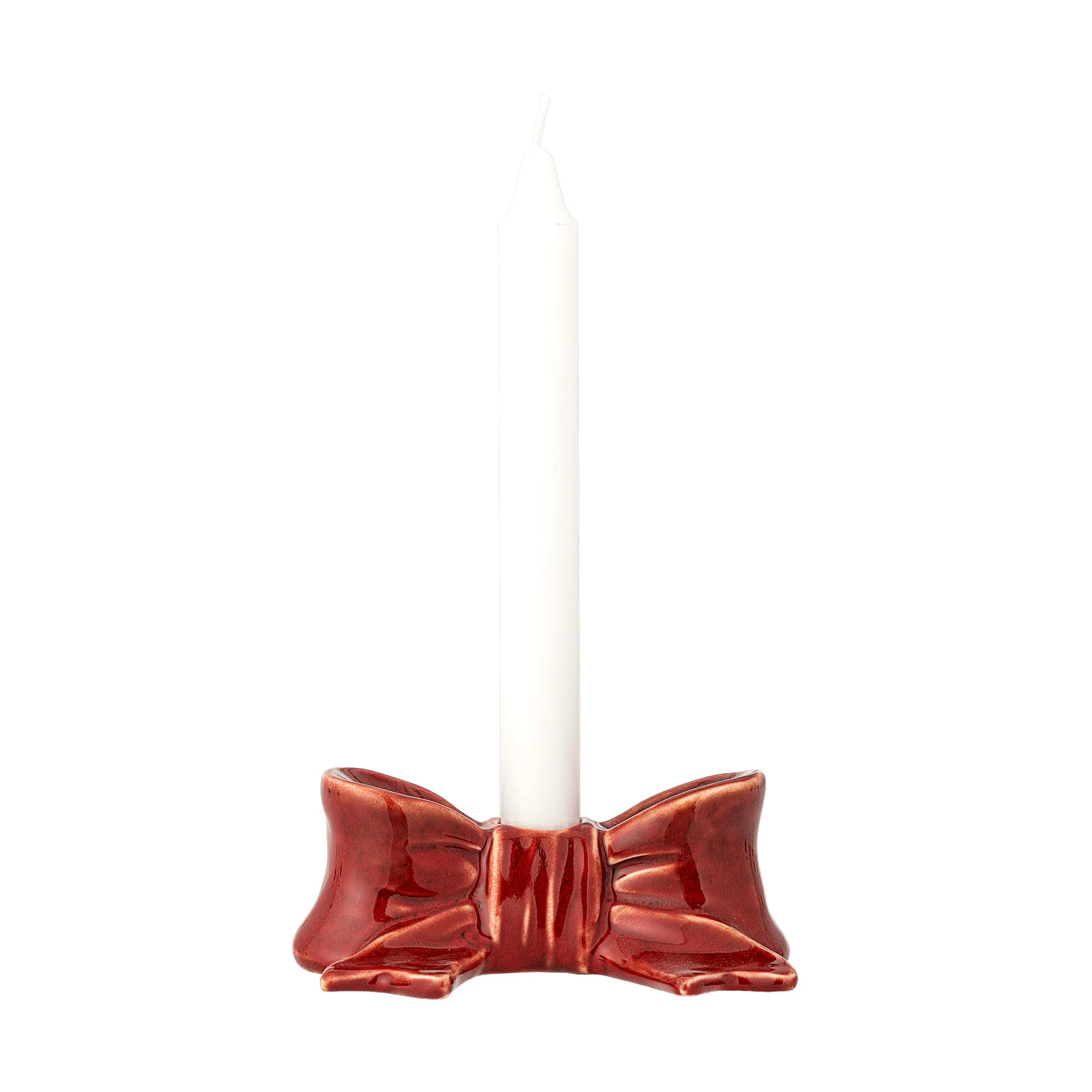 Bow castiçal, Vermelho, 11,5 cm Bloomingville