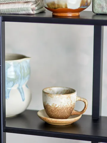 Brenta chávena com pires pack de 4 - Natural - Bloomingville