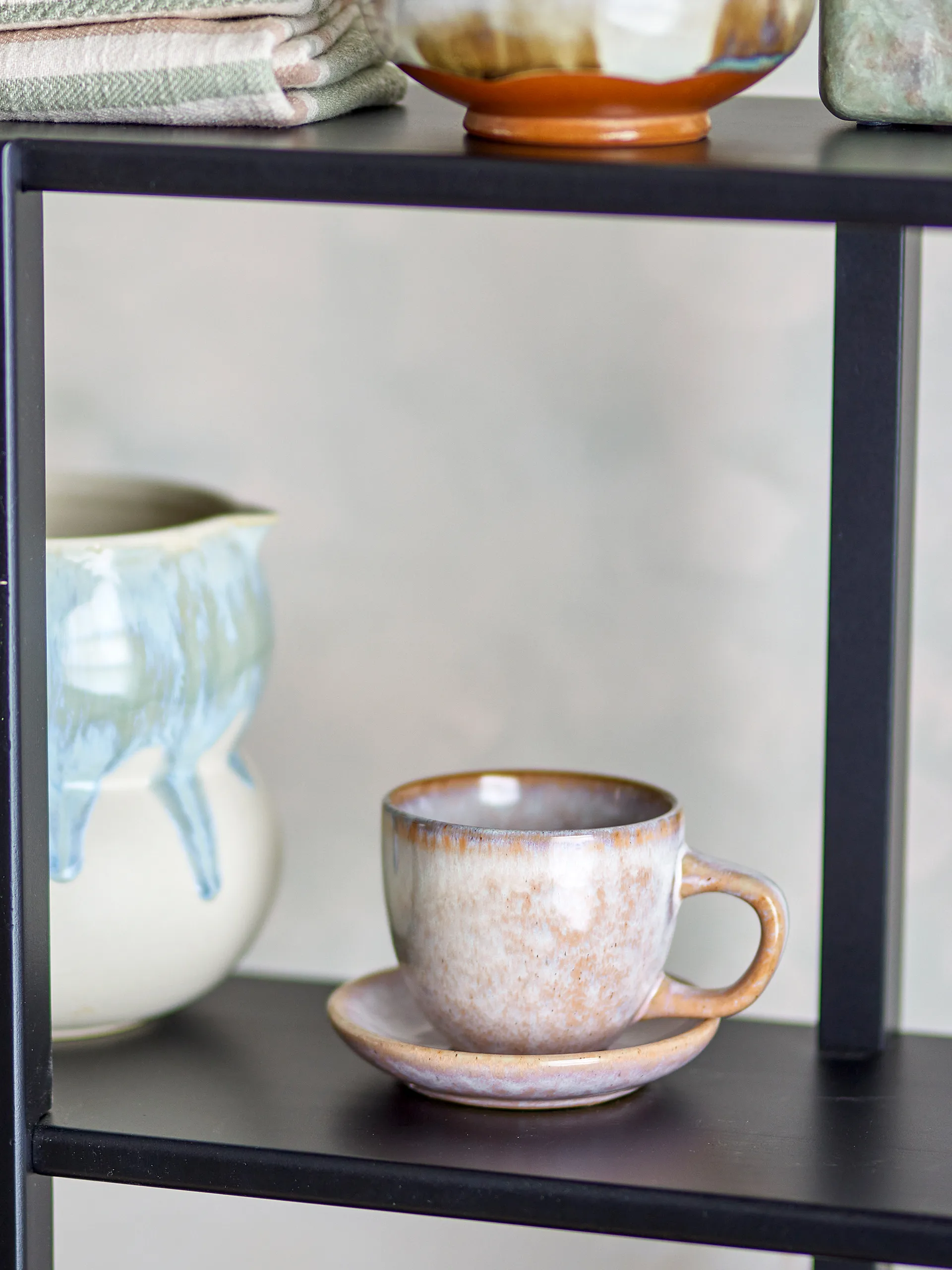 Brenta chávena com pires pack de 4, Rosa Bloomingville