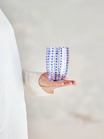 Brinley copos para bebidas, pack de 4 - Azul - Bloomingville