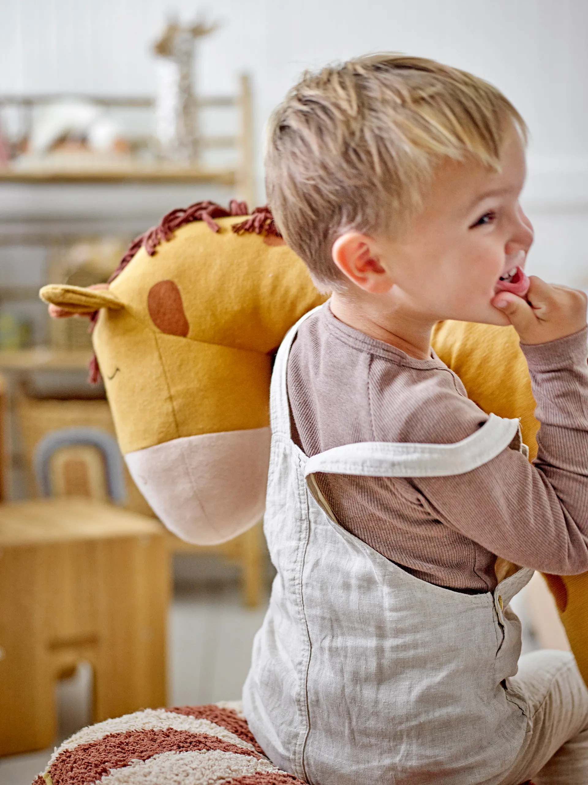 Brinquedo Ibber 184 cm, Orange giraffe Bloomingville