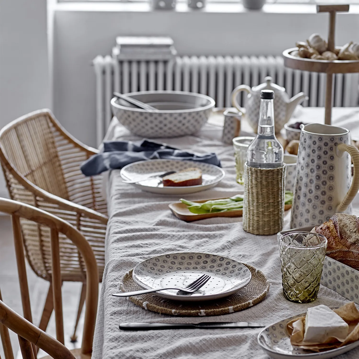 Bule de chá Elsa 1,2 litros, cinza Bloomingville