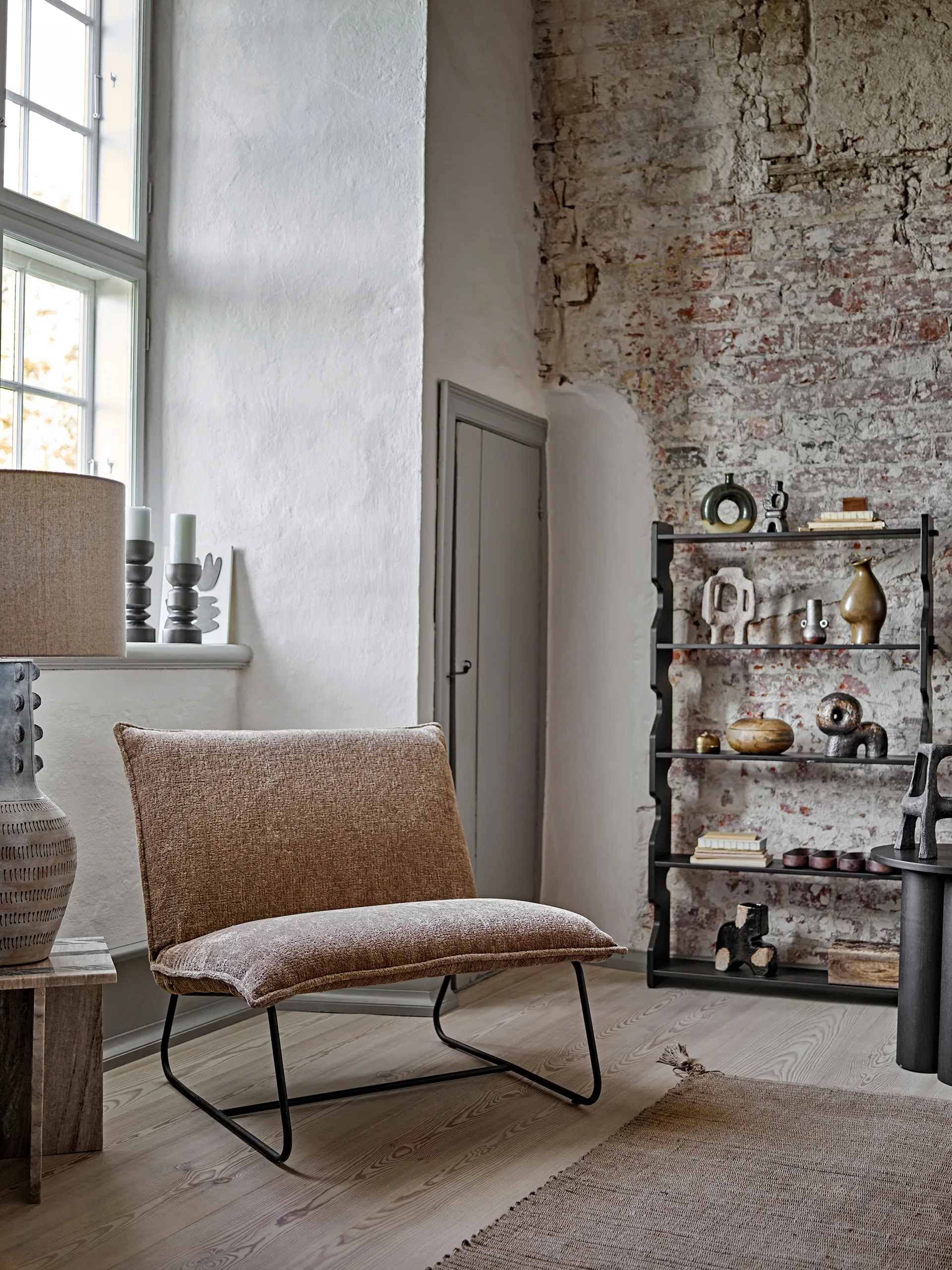 Cadeira Cape Lounge, Marrom Bloomingville