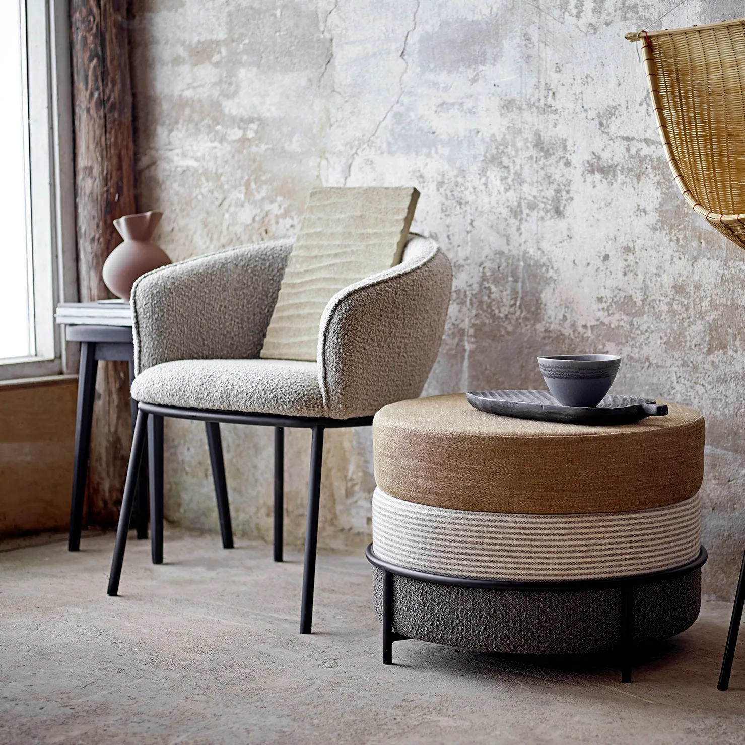 Cadeira Cortone, Cinza Bloomingville