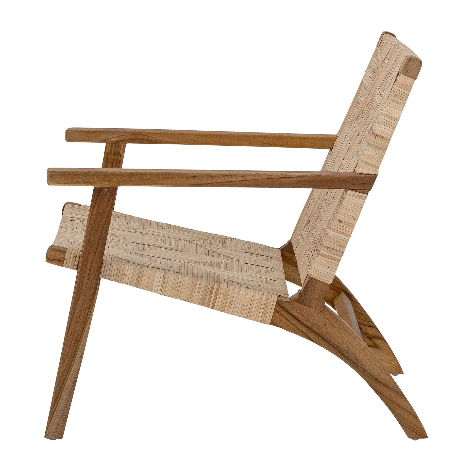 Cadeira lounge Mills rotim, Marrom Bloomingville