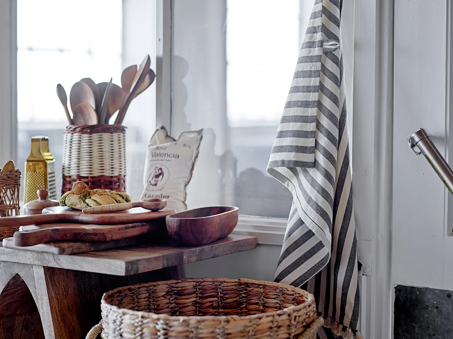 Caixa de arruação Jala 2 un., Brown Bloomingville