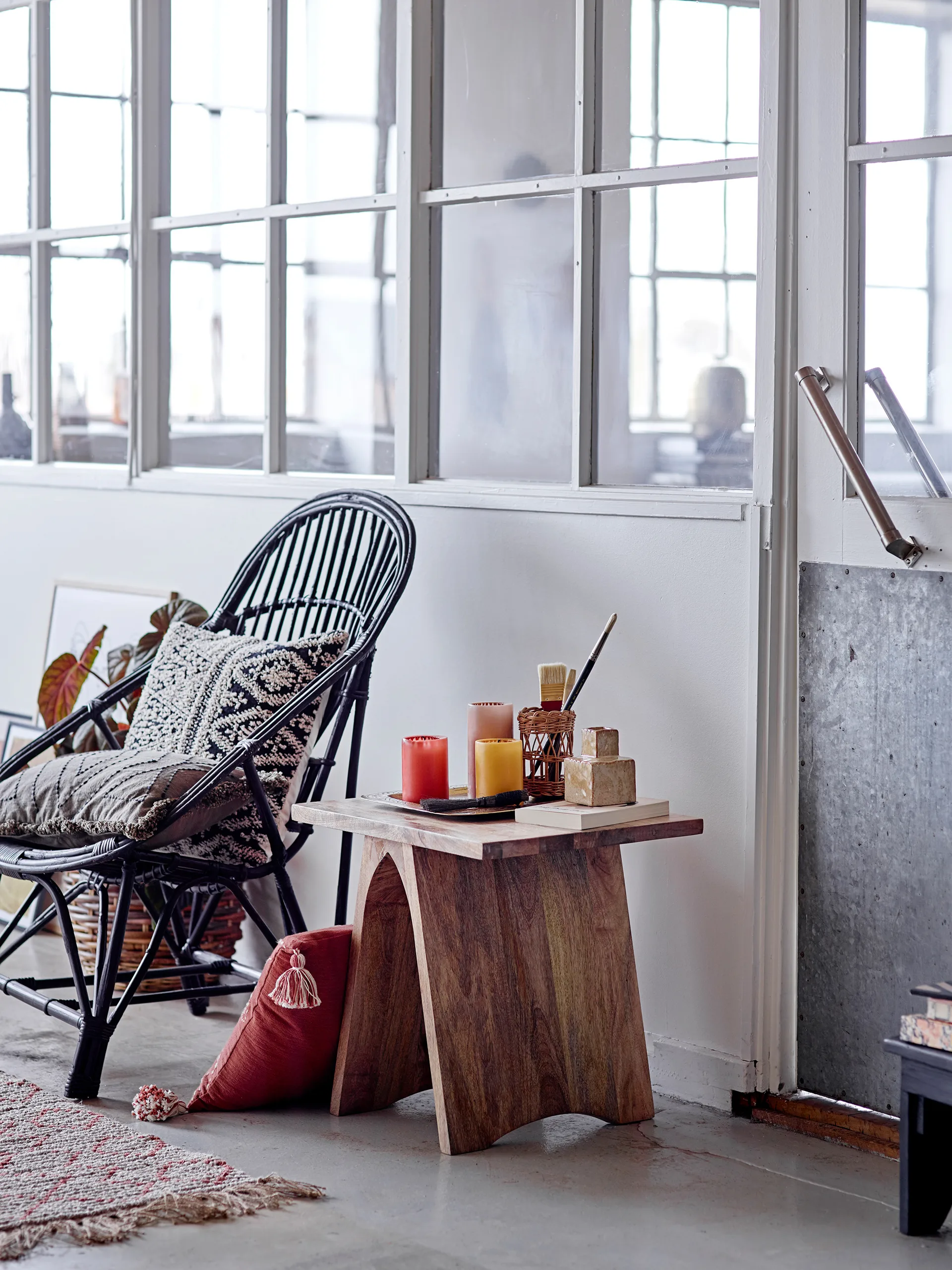 Caixa de arruação Jala 2 un., Brown Bloomingville