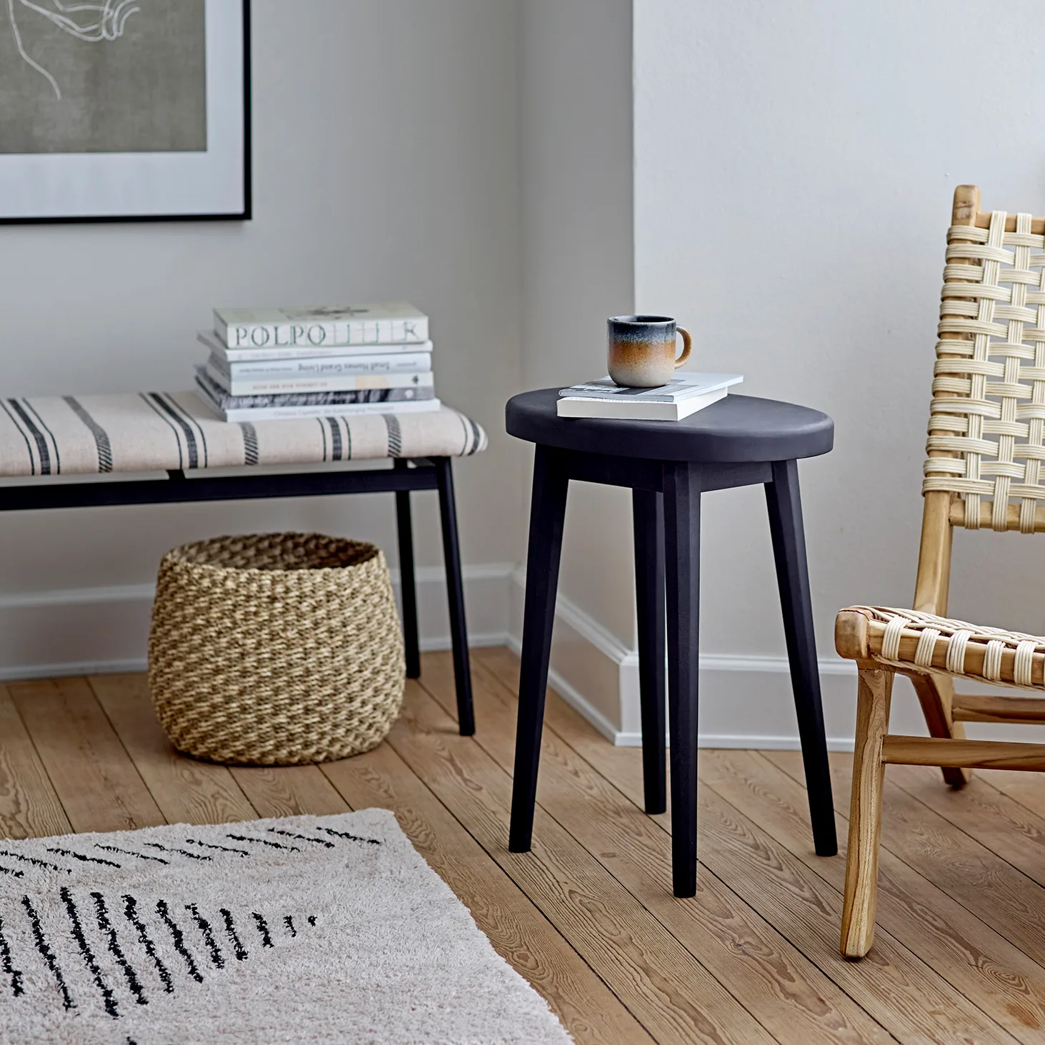 Caixa de arrumação Bloomingville, 3 peças, natural Bloomingville