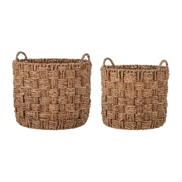 Caixa de arrumação Kasia, 2 un. - Brown - Bloomingville