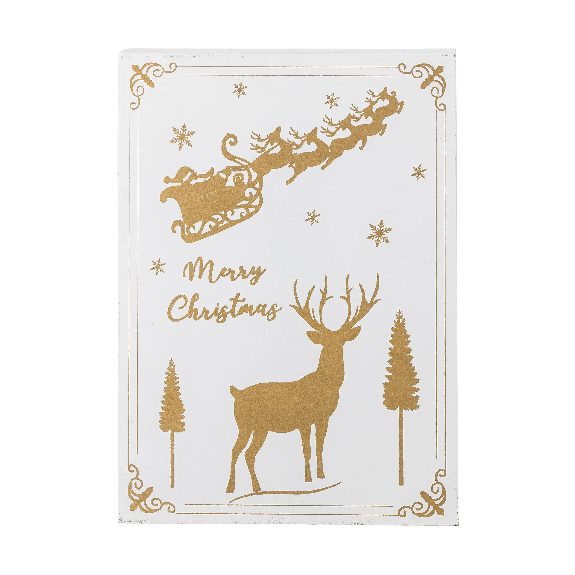 Calendário do advento Elimar com iluminação, Branco Bloomingville