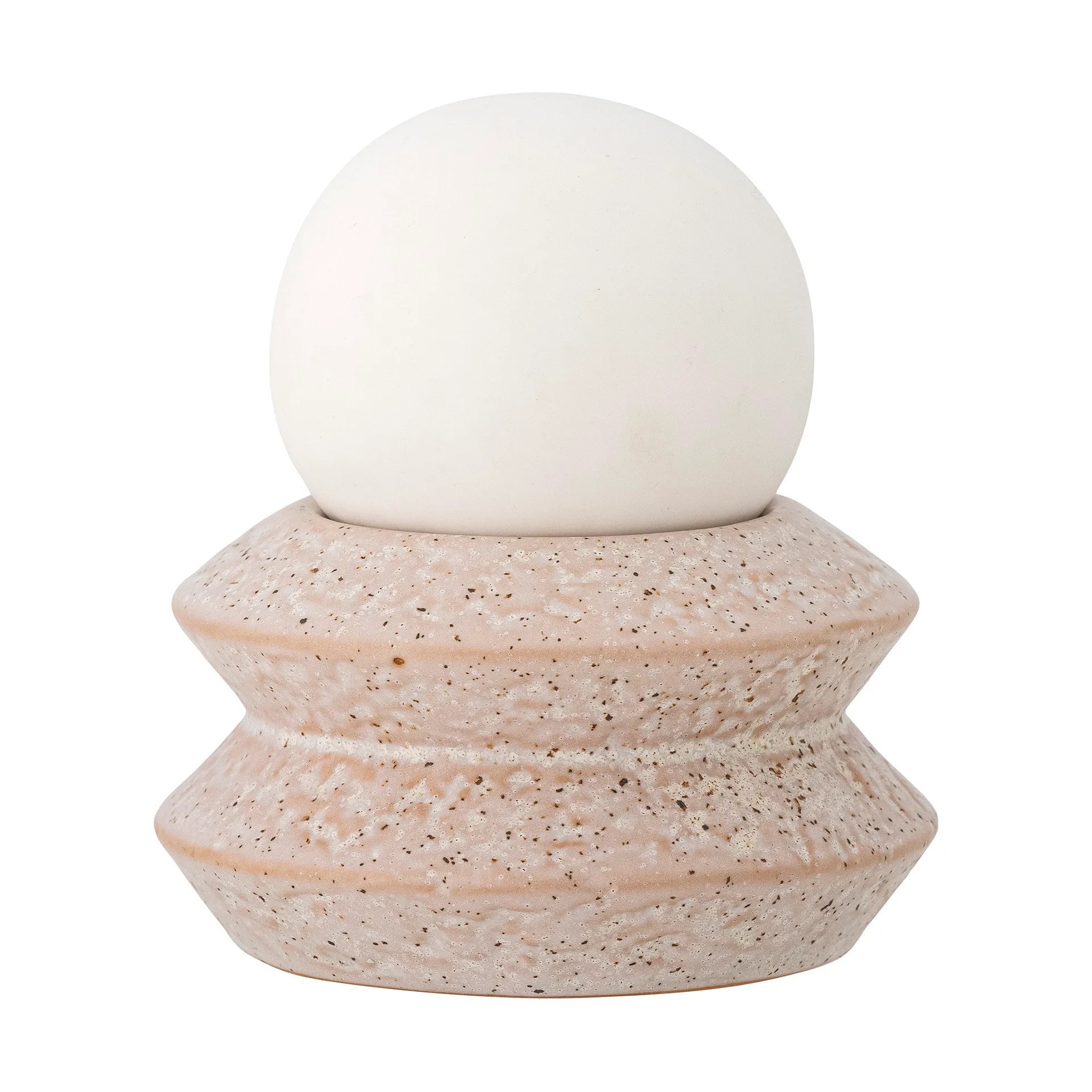 Candeeiro de mesa Capella portable Ø10x11 cm, White double Bloomingville