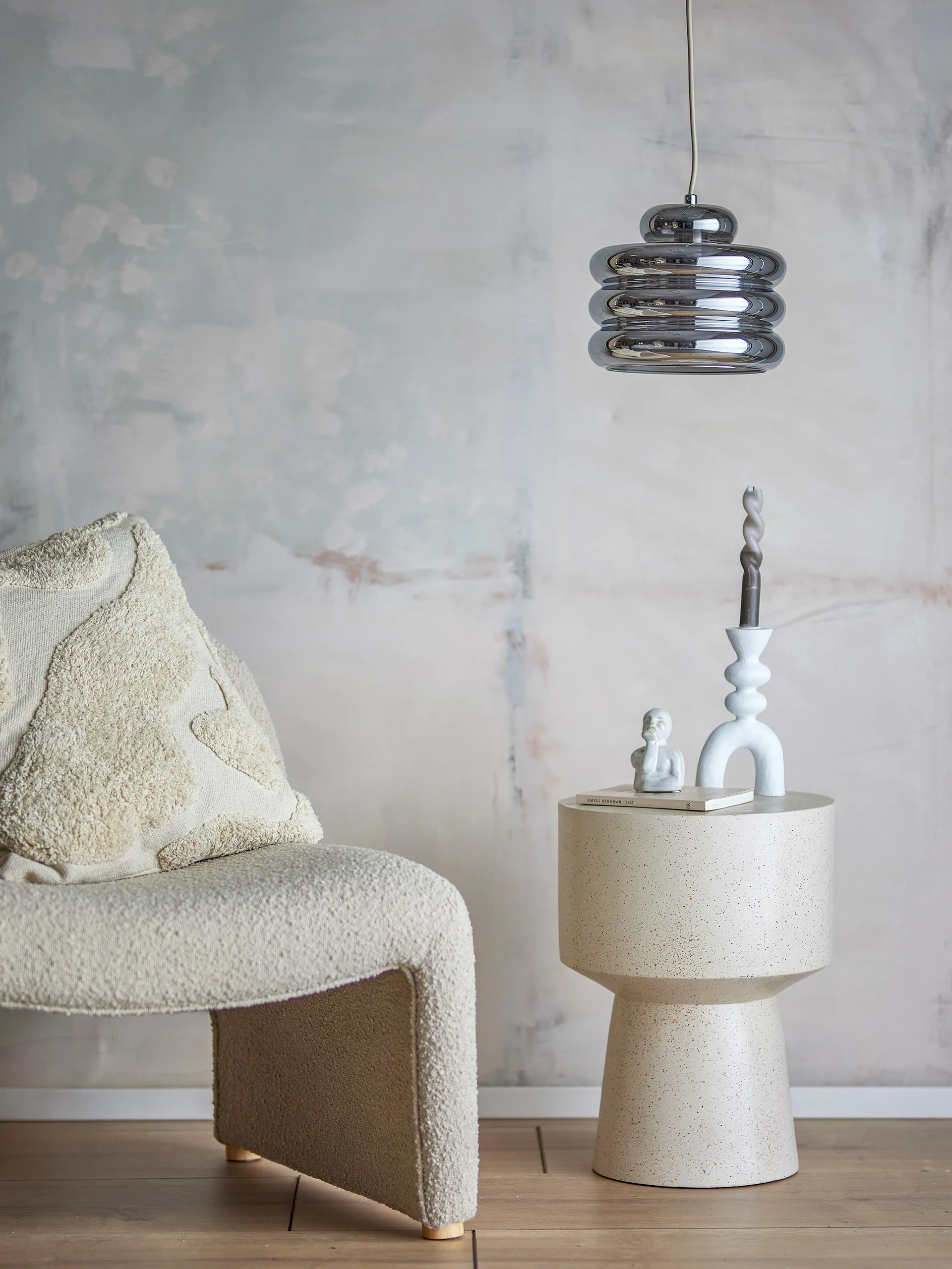 Candeeiro suspenso Spike Ø24 cm, Prata Bloomingville