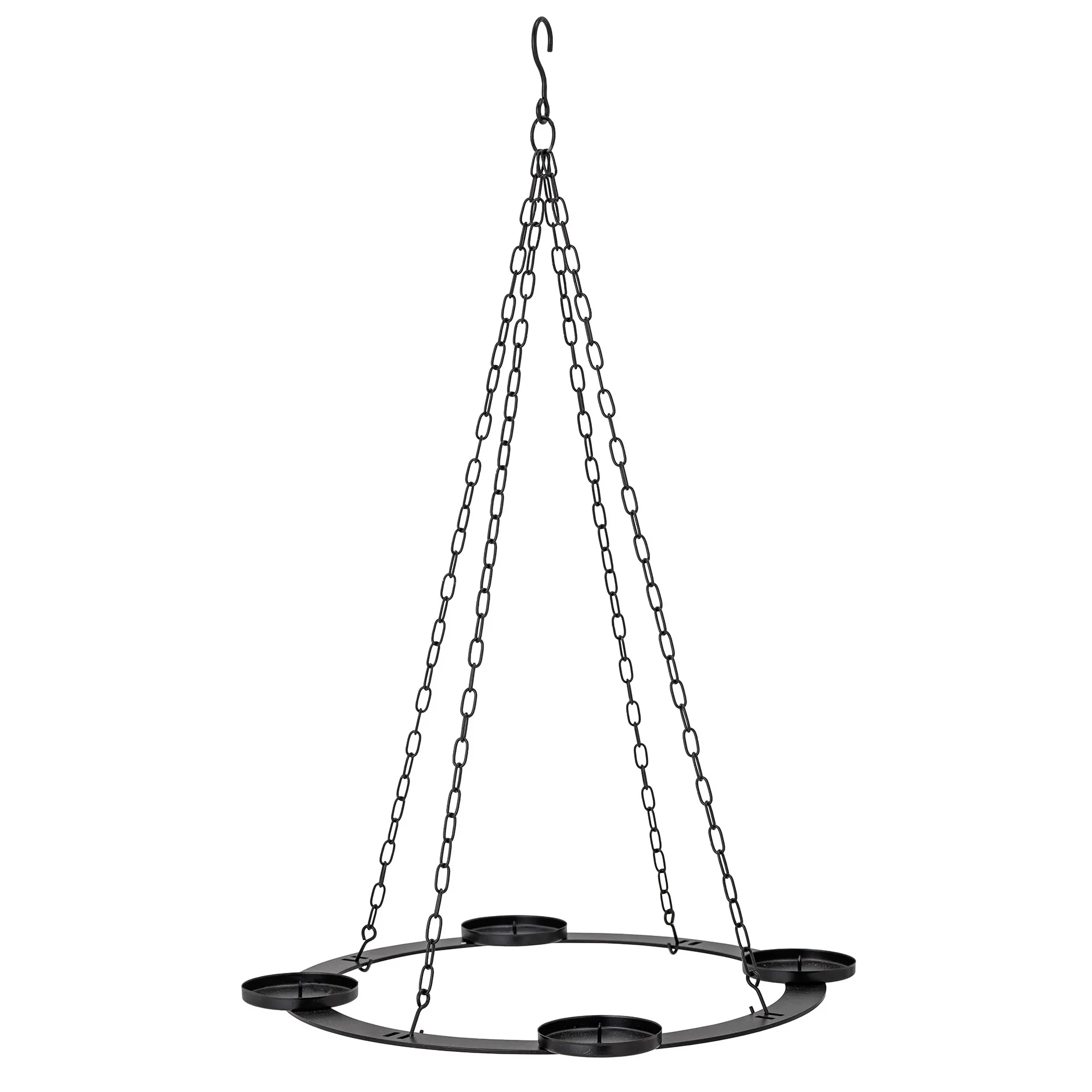 Candelabro de advento Jutta Ø40 cm, Preto Bloomingville