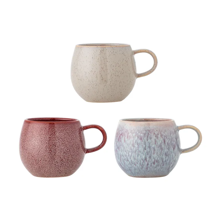 Caneca Addison 50 cl - Rose, 3 peças - Bloomingville