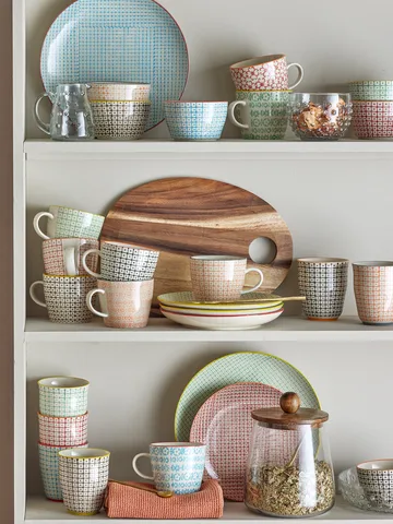 Caneca Carla - Multicolor, conjunto de 4 - Bloomingville
