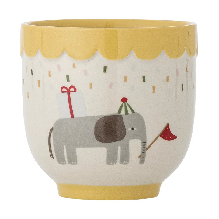 Caneca Celebrate 15 cl - Amarelo - Bloomingville