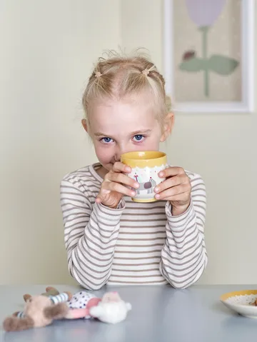 Caneca Celebrate 15 cl - Amarelo - Bloomingville