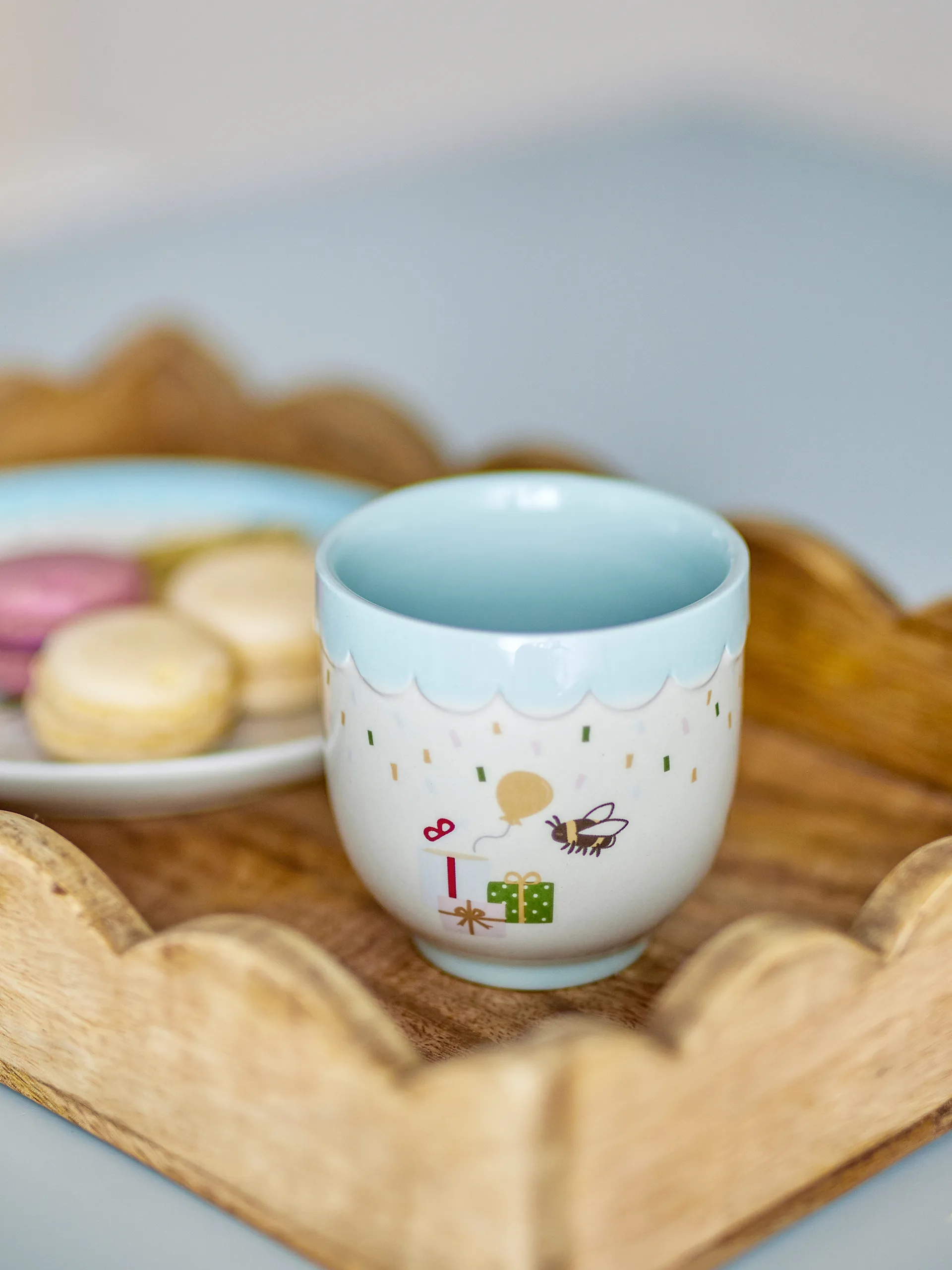 Caneca Celebrate 15 cl, Azul Bloomingville