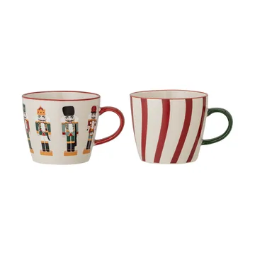 Caneca Jolly 2 un. - Multicolor, 30 cl - Bloomingville