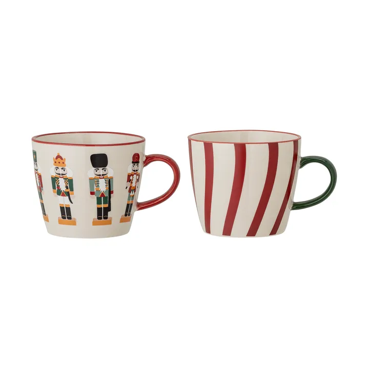 Caneca Jolly 2 un. - Multicolor, 30 cl - Bloomingville