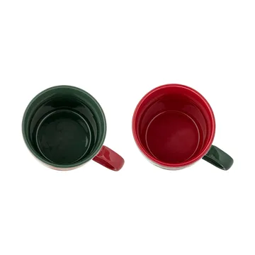 Caneca Siffer - Multi, 2 peças, 30 cl - Bloomingville