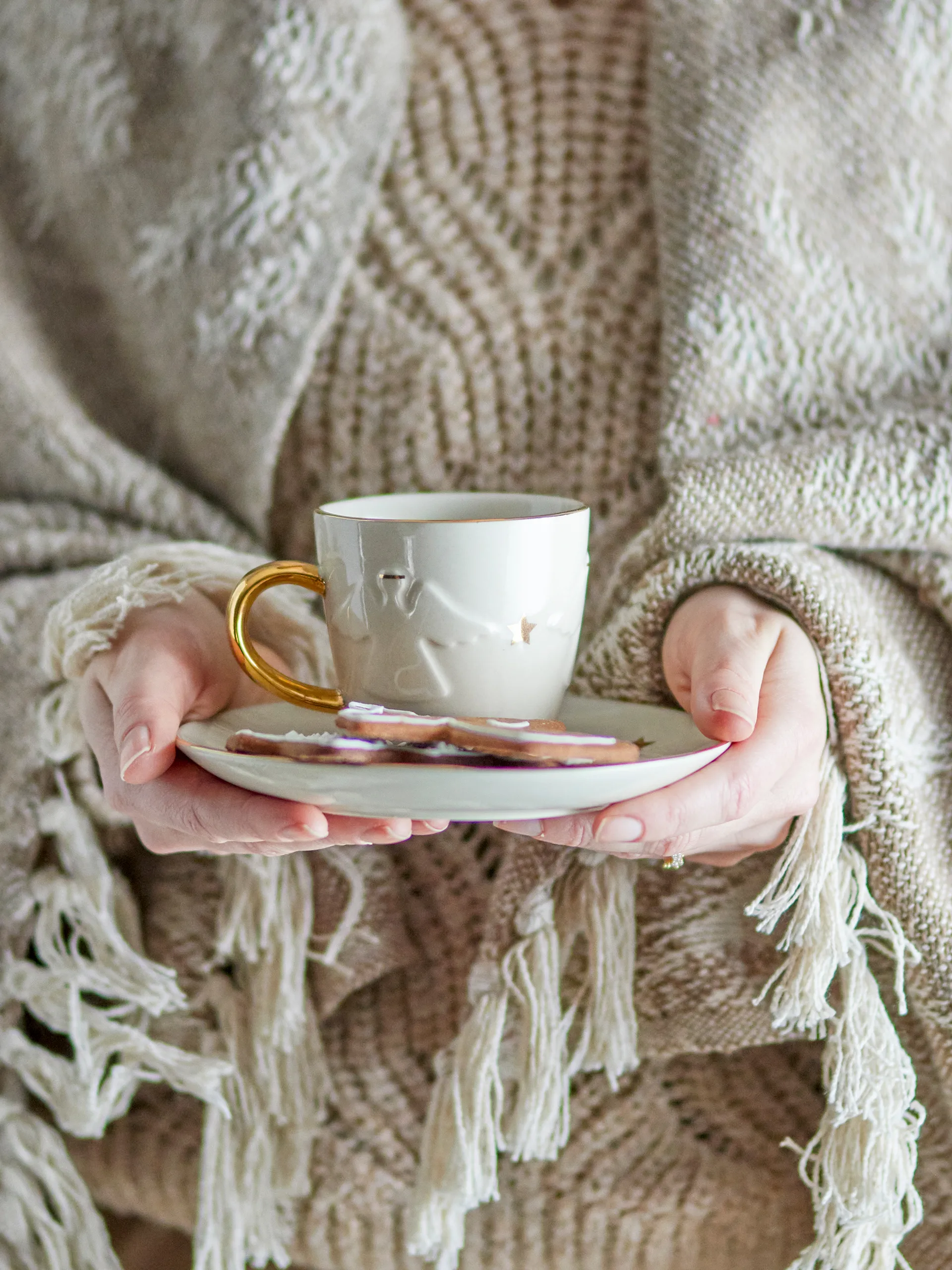 Caneca Starry 20 cl, Branco Bloomingville