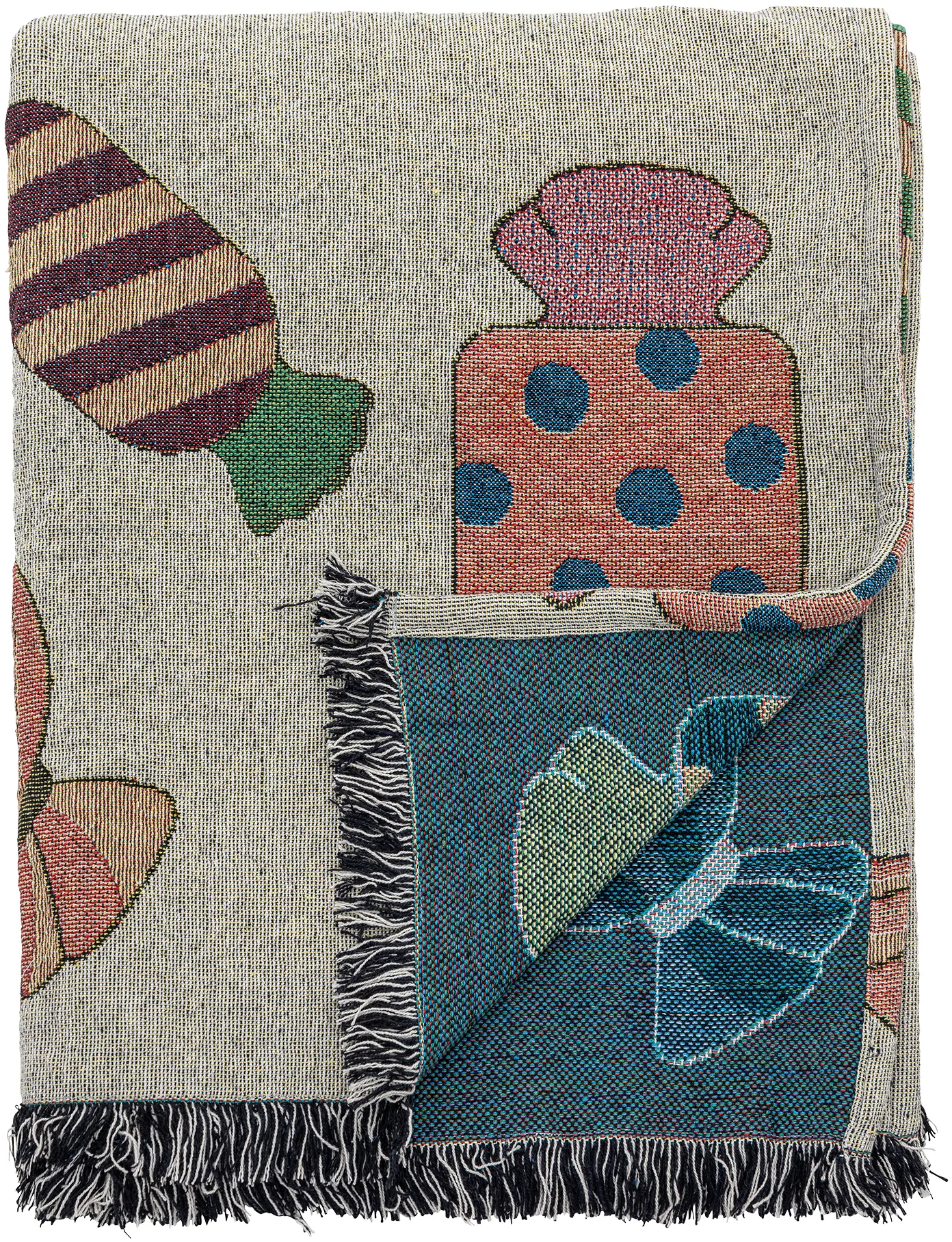 Caramella manta 130x150 cm, Natural Bloomingville