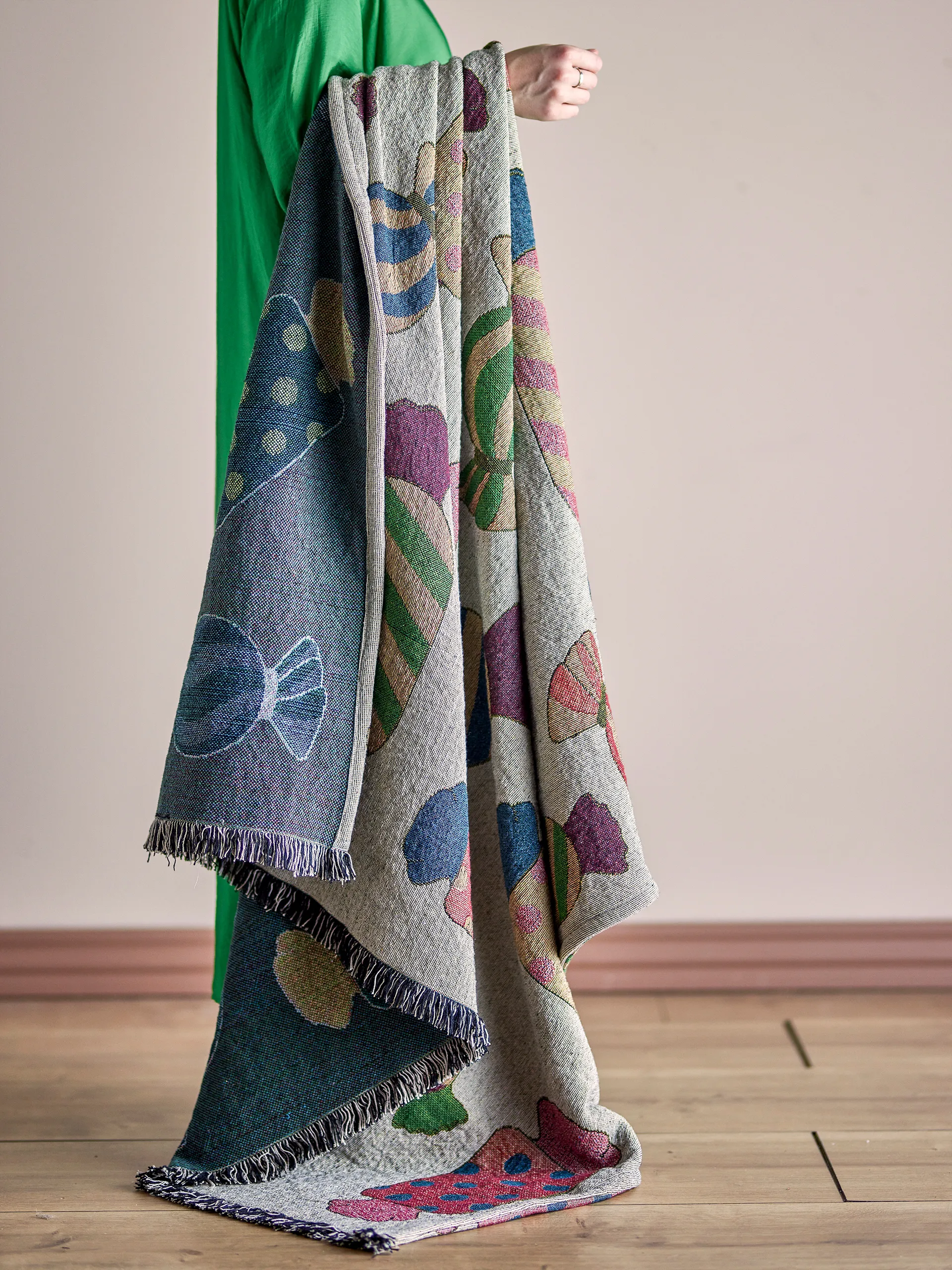 Caramella manta 130x150 cm, Natural Bloomingville