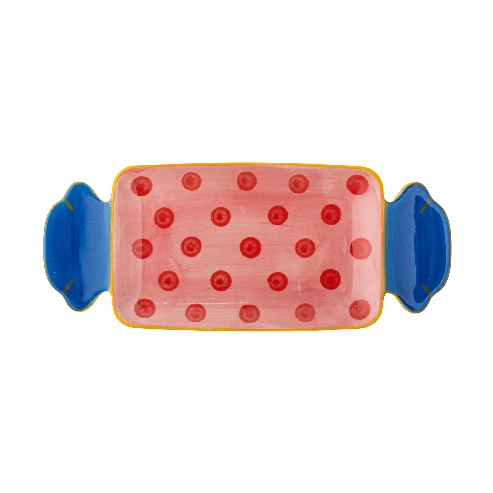 Caramella travessa para servir 10,5x25,5 cm, Rosa Bloomingville