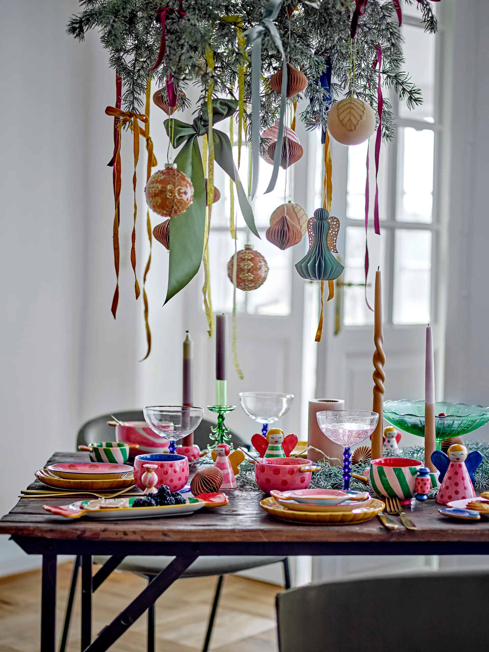 Caramella travessa para servir 10,5x28 cm, Verde Bloomingville