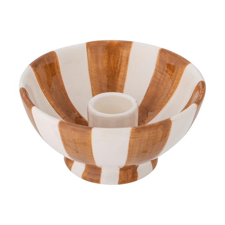 Castiçal Eja Ø10,5 cm , Branco-castanho  Bloomingville