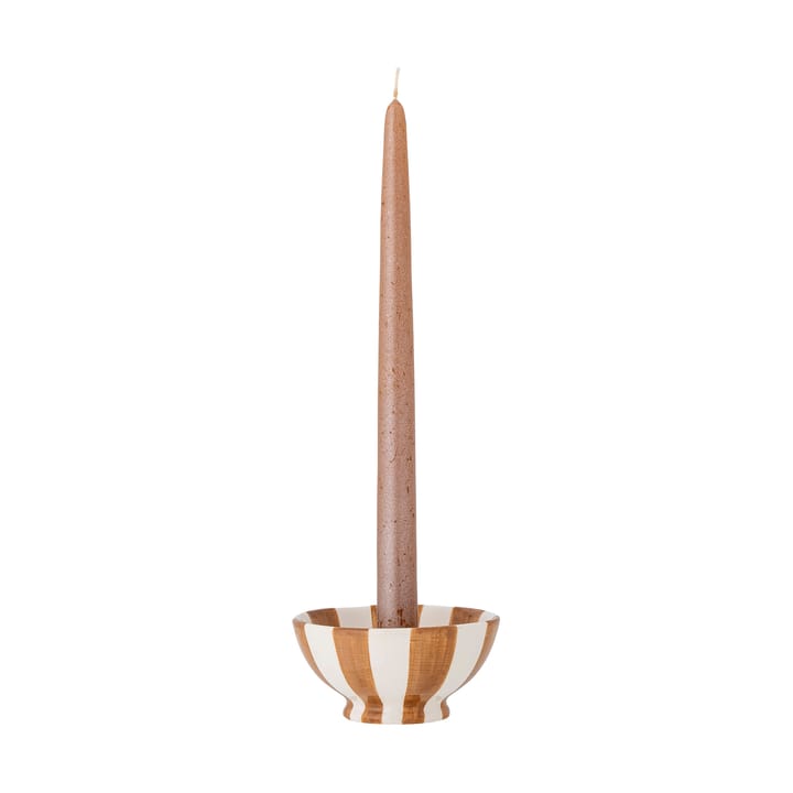 Castiçal Eja Ø10,5 cm , Branco-castanho  Bloomingville