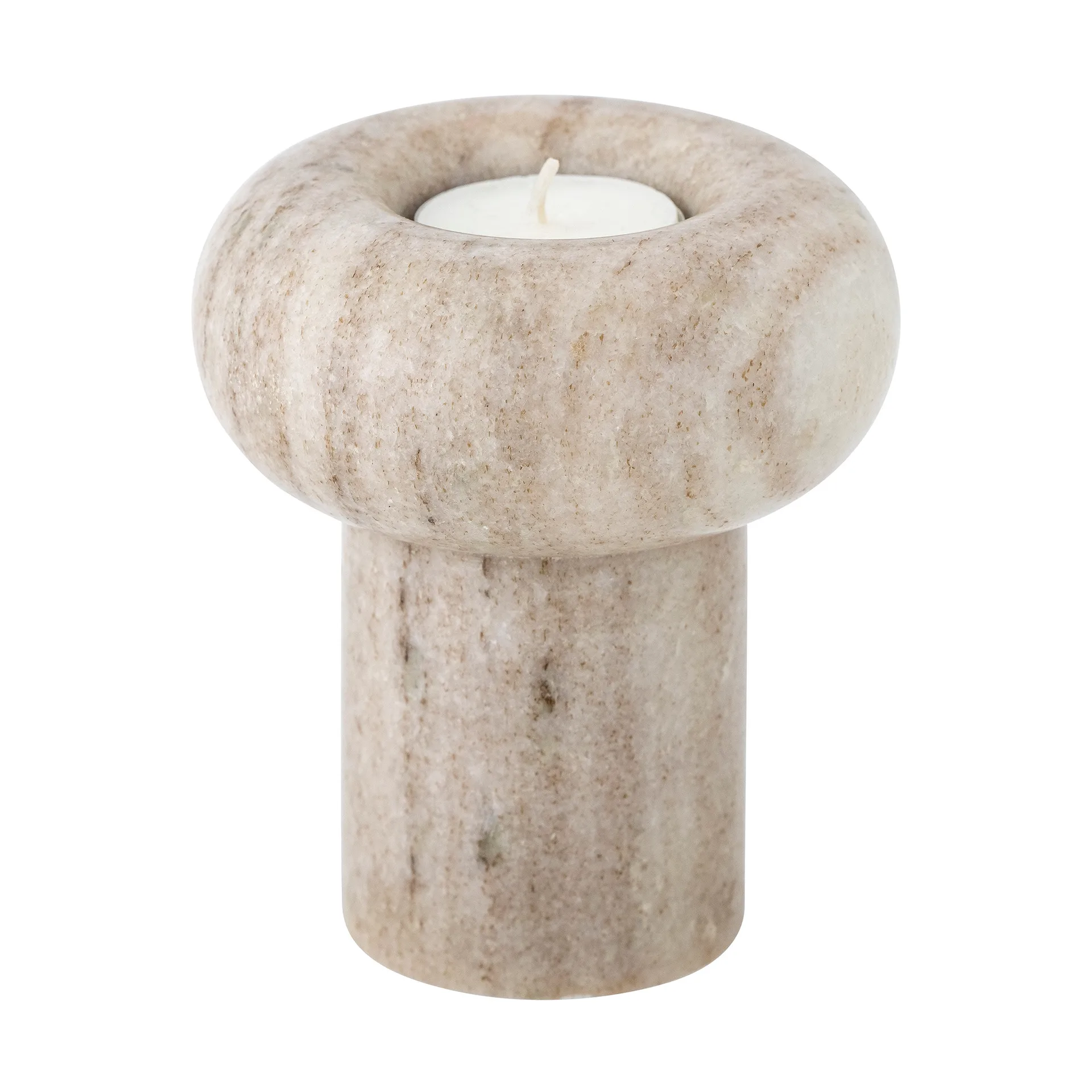 Castiçal Isabea 12 cm, Mármore Bloomingville