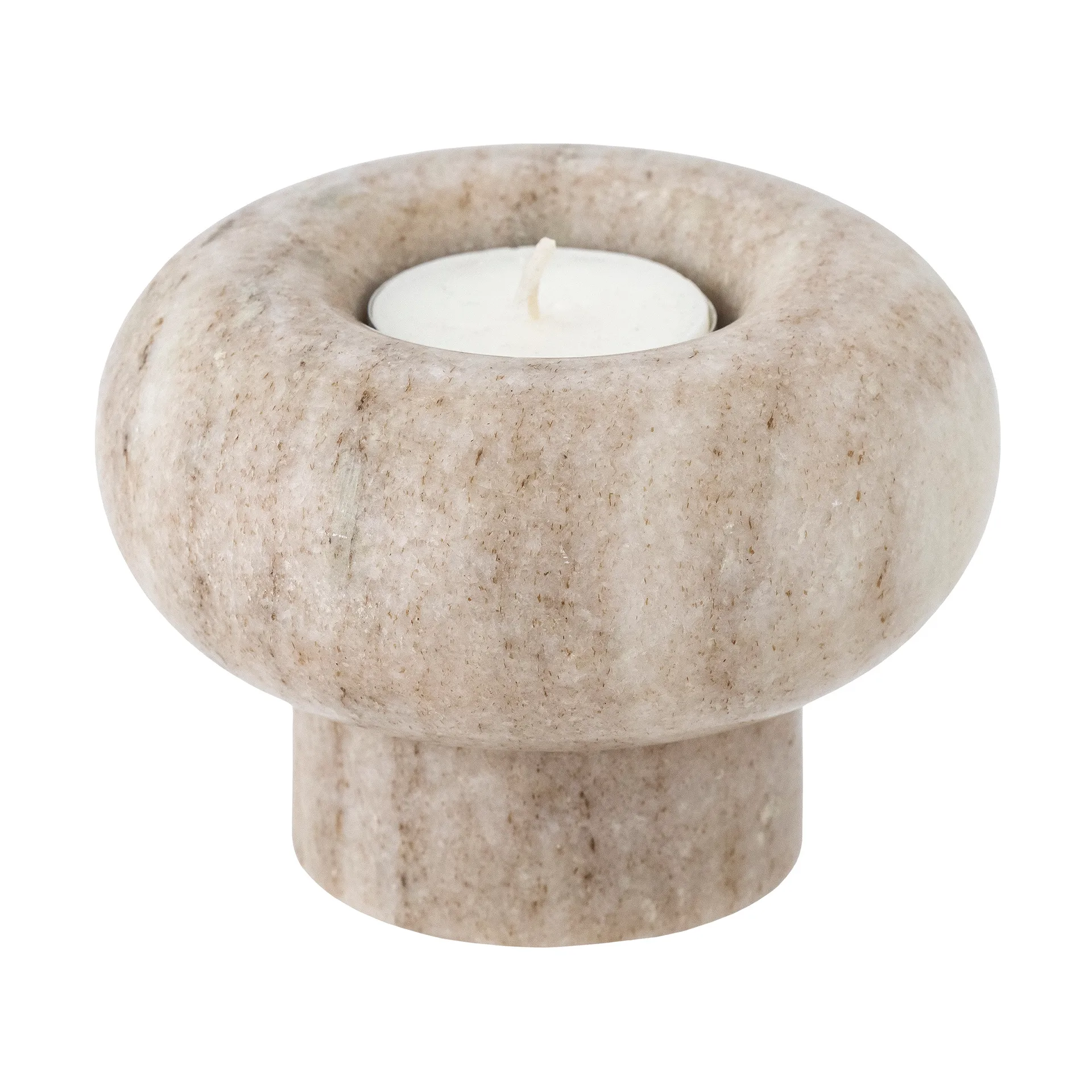 Castiçal Isabea 7,5 cm, Mármore Bloomingville