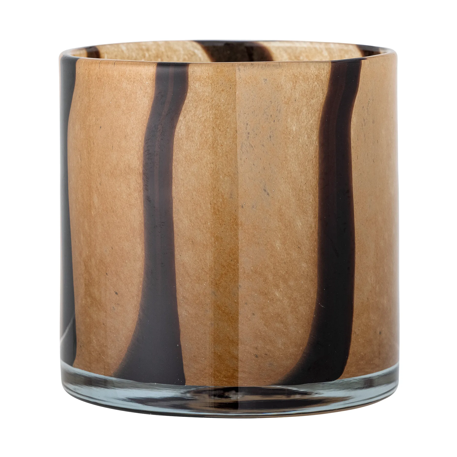 Castiçal Liberty Ø15 cm, Castanho  Bloomingville