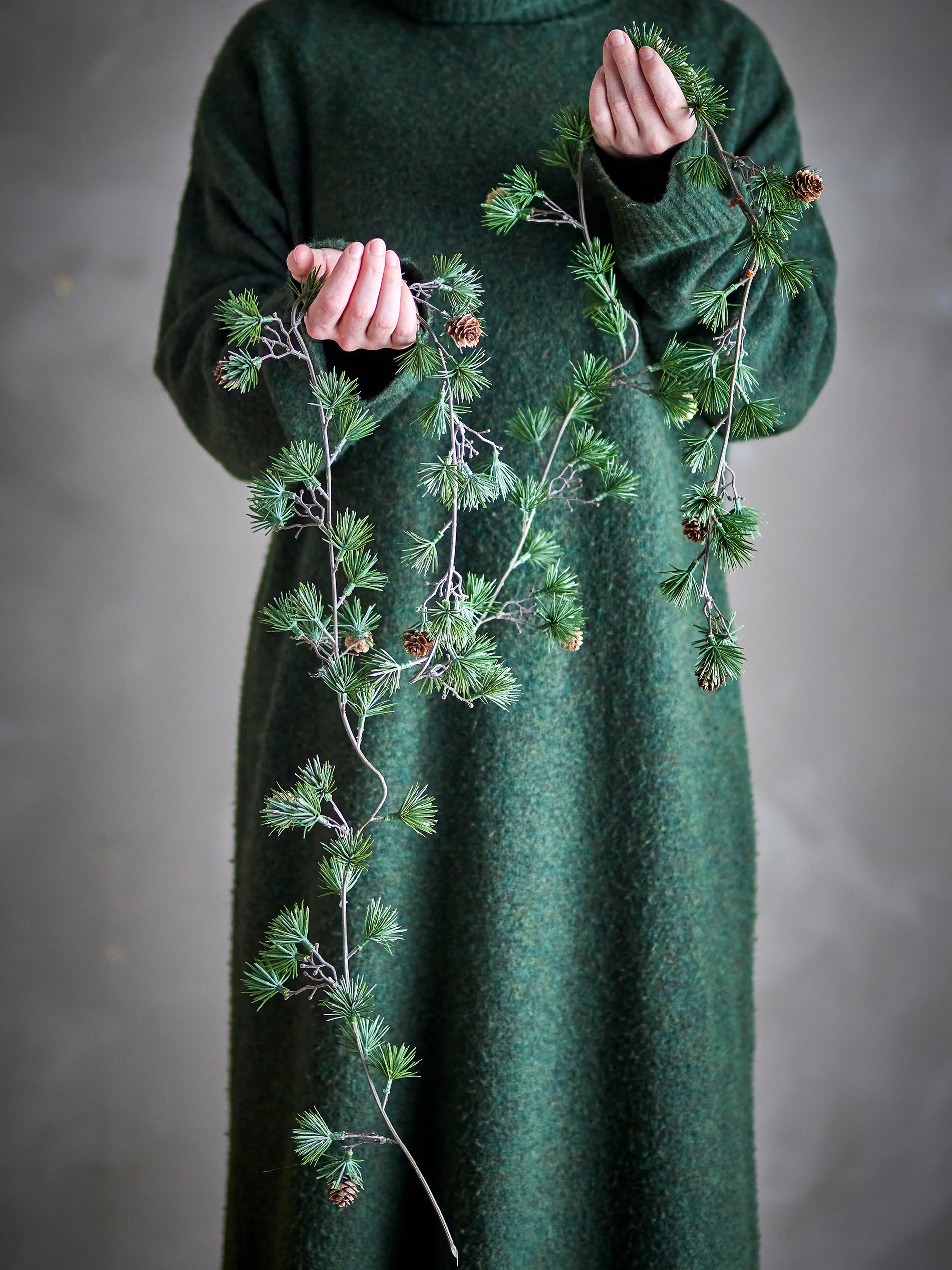 Cedar guirlanda 200 cm, Verde Bloomingville