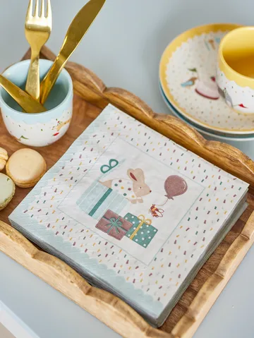 Celebrate guardanapo de papel 20 unidades - Azul - Bloomingville