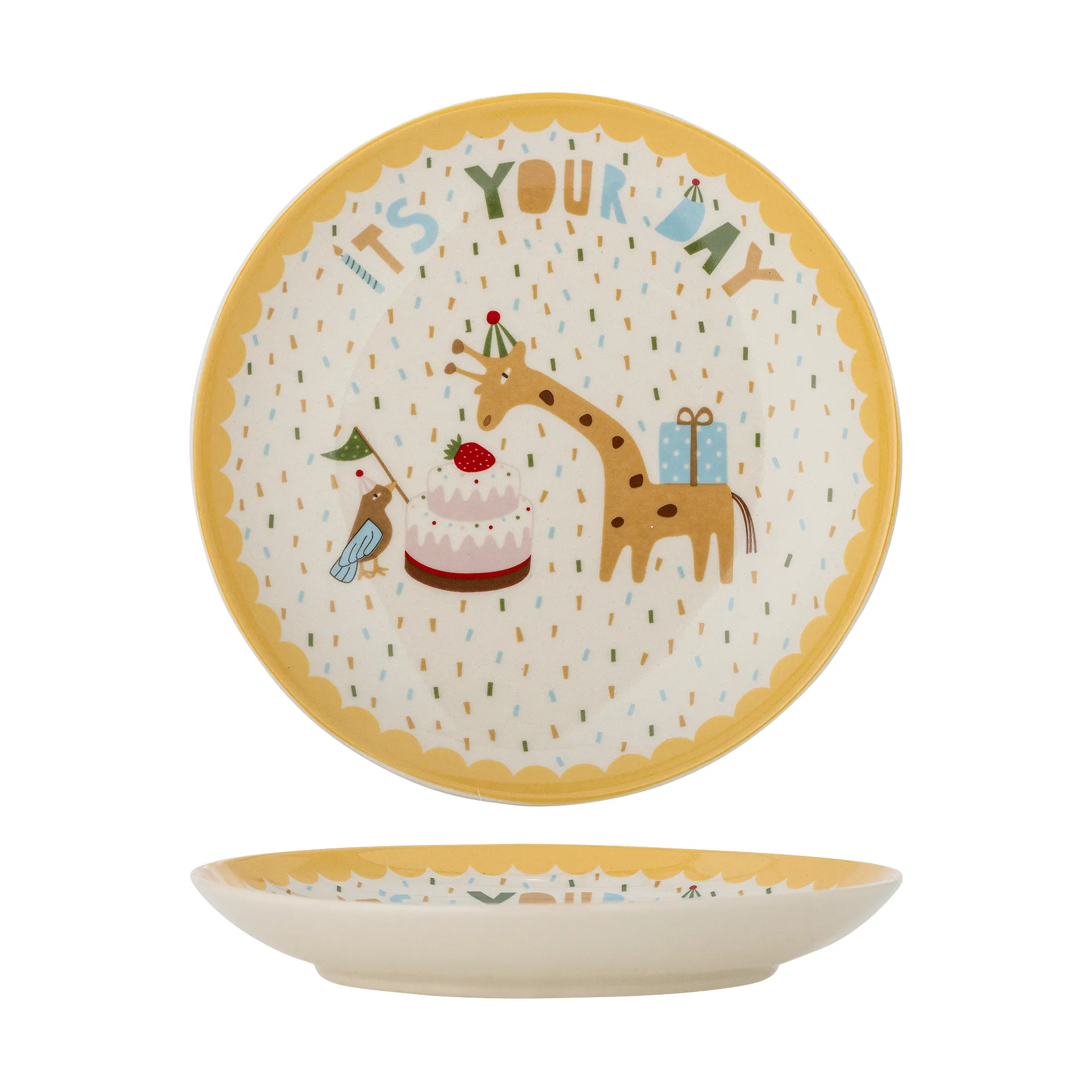 Celebrate prato Ø16 cm, Amarelo Bloomingville