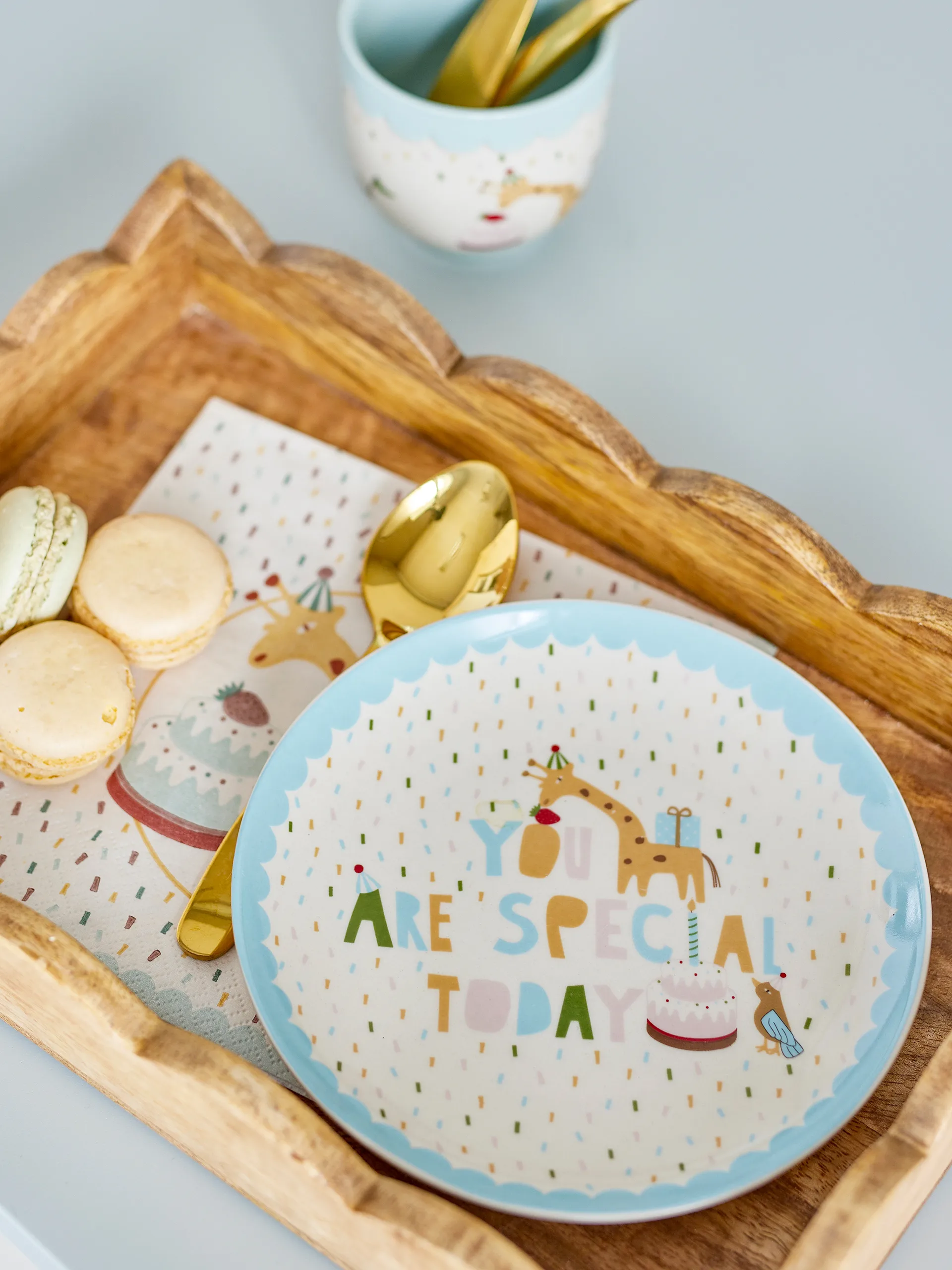 Celebrate prato Ø16 cm, Azul Bloomingville