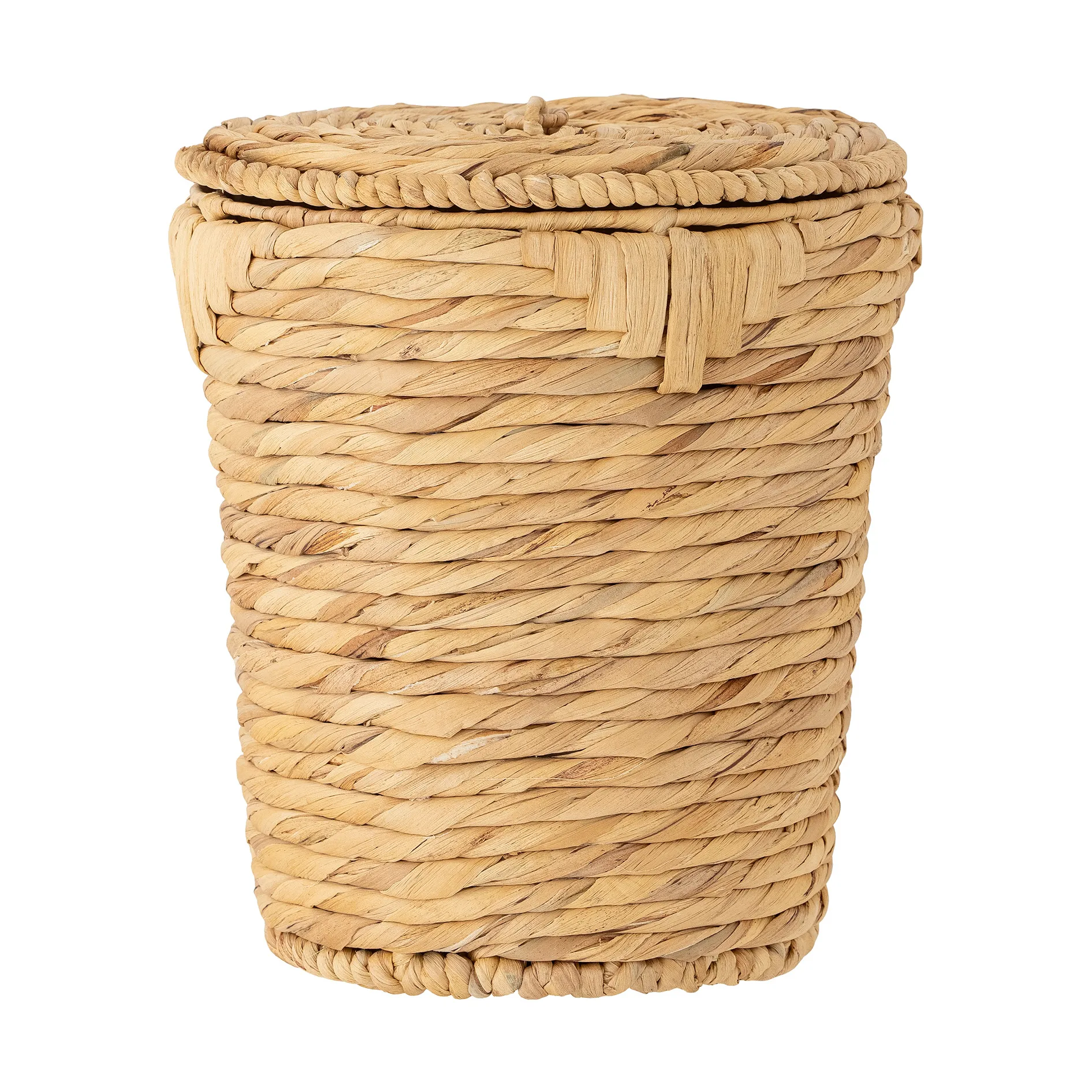 Cesta de armazenamento com tampa Peri, Jacinto-d'água Bloomingville