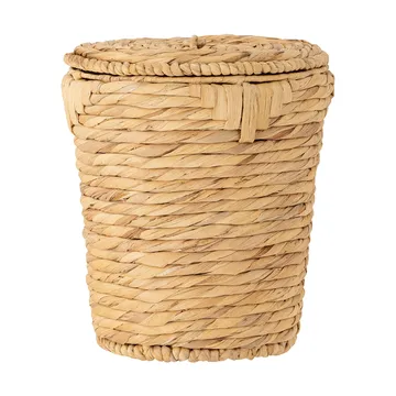 Cesta de armazenamento com tampa Peri - Jacinto-d'água - Bloomingville