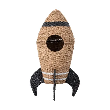 Cesta de armazenamento Cosmina com tampa Ø40x68,5 cm - Natureza - Bloomingville