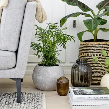 Cesto de arrumação Bloomingville sea grass 2 un. - cinza natural - Bloomingville