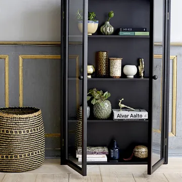 Cesto de arrumação Bloomingville sea grass 2 un. - cinza natural - Bloomingville