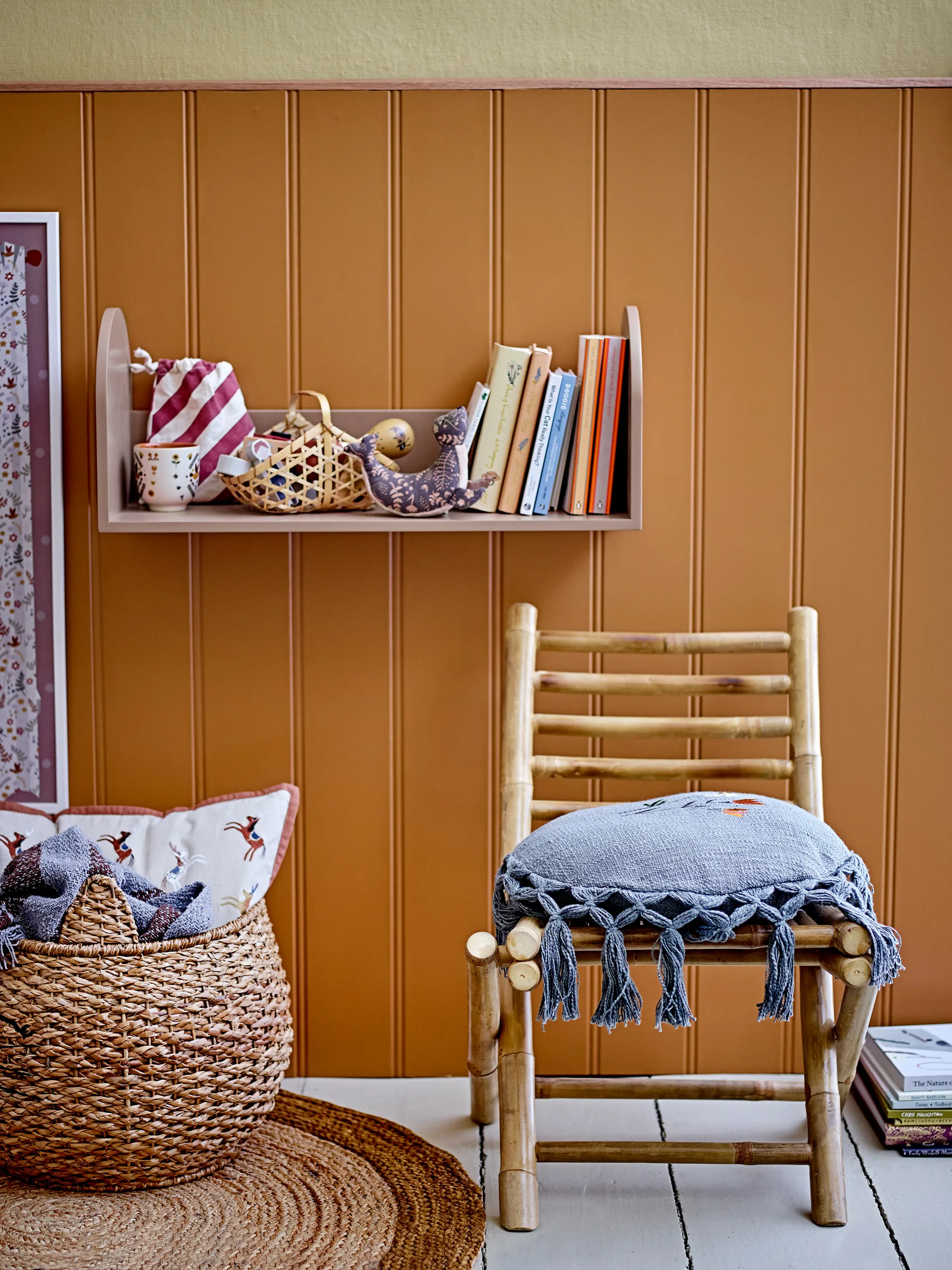 Cesto Milus 2 peças, Marrom Bloomingville