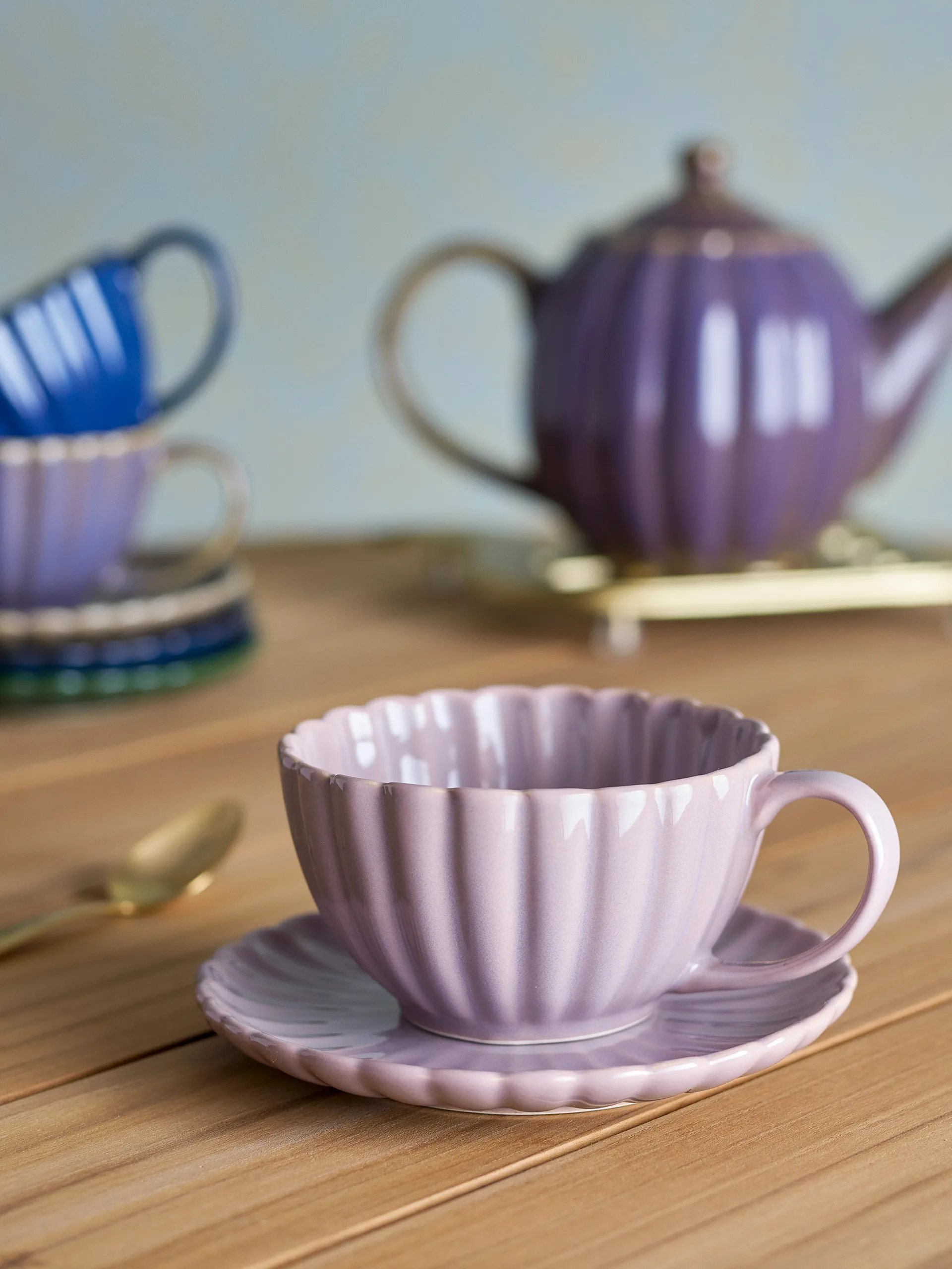 CHávena com pires Latina 22 cl, Rose Bloomingville