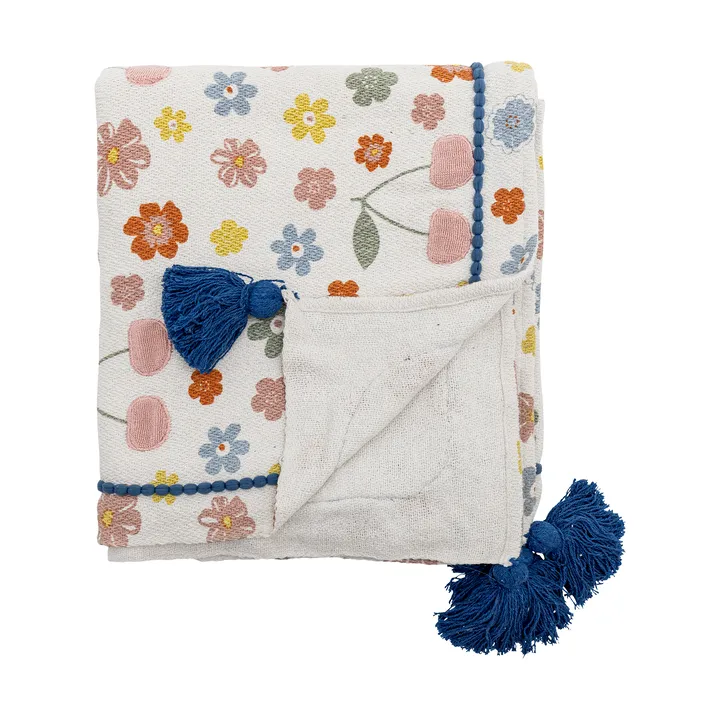 Cobertor de algodão Cherry 160x130 cm - Rosa - Bloomingville